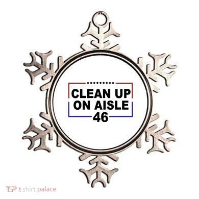 Clean Up On Aisle 46 Anti Biden Ornament