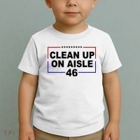 Clean Up On Aisle 46 Anti Biden Toddler T-Shirt thumb 2