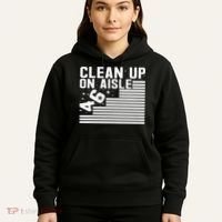 Clean Up On Aisle 46 Impeach Biden Sarcastic Anti Biden 86 46 Hoodie thumb 5
