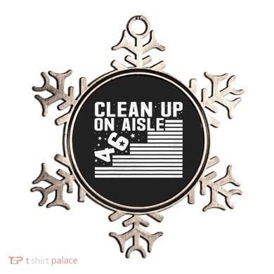 Clean Up On Aisle 46 Impeach Biden Sarcastic Anti Biden 86 46 Ornament