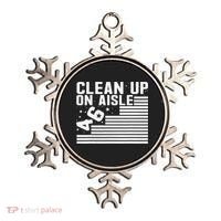 Clean Up On Aisle 46 Impeach Biden Sarcastic Anti Biden 86 46 Ornament thumb 0