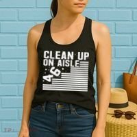 Clean Up On Aisle 46 Impeach Biden Sarcastic Anti Biden 86 46 Women's Tank Top thumb 2