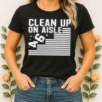 Clean Up On Aisle 46 Impeach Biden Sarcastic Anti Biden 86 46 Women's T-Shirt thumb 2