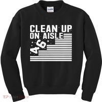 Clean Up On Aisle 46 Impeach Biden Sarcastic Anti Biden 86 46 Kids Sweatshirt thumb 0