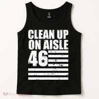 Clean Up On Aisle 46 Anti Biden Tank Top thumb 2