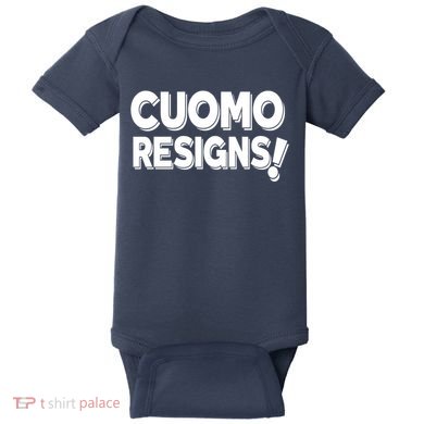 Cuomo Resigns Baby Bodysuit