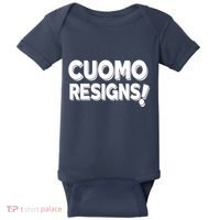 Cuomo Resigns Baby Bodysuit thumb 0