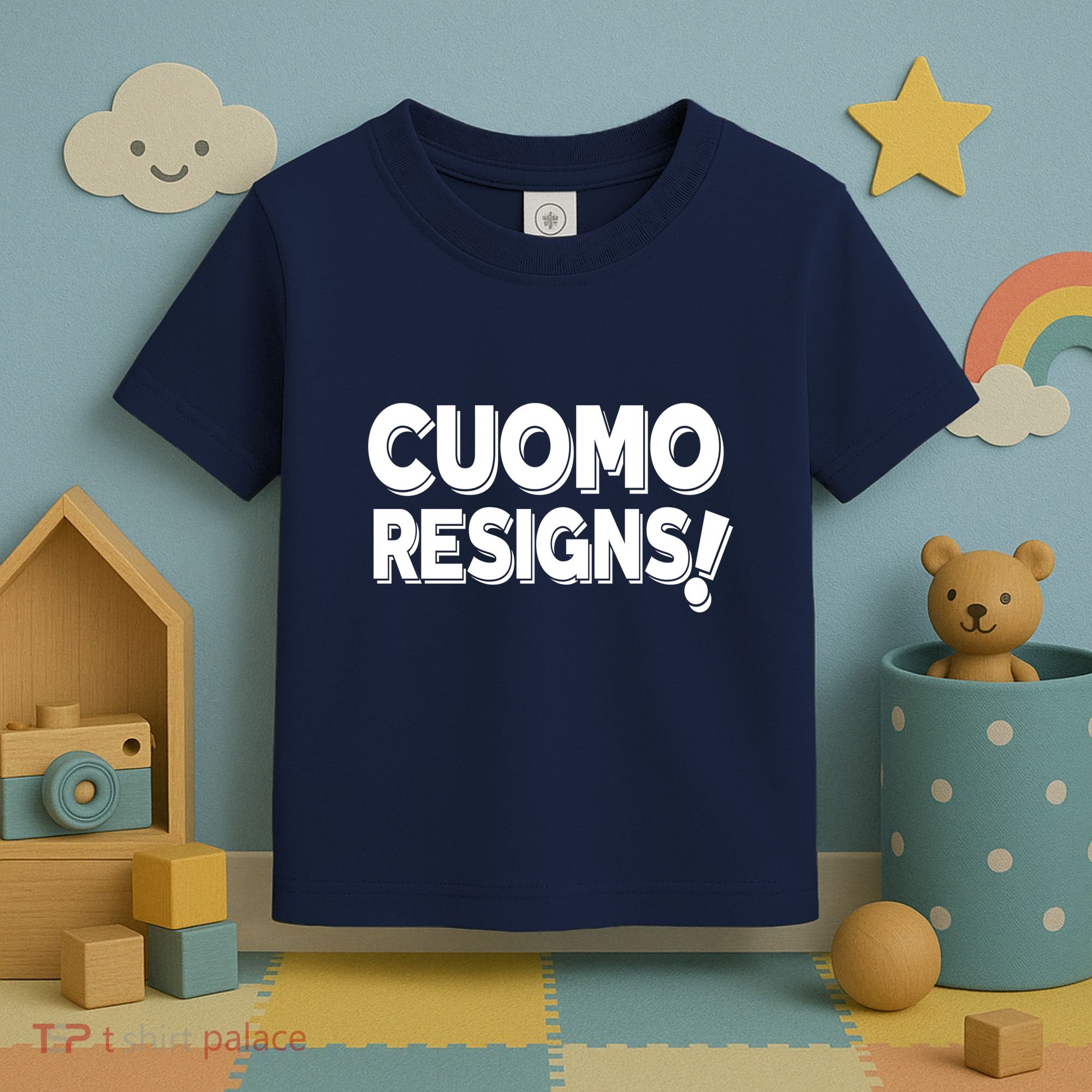 Cuomo Resigns Toddler T-Shirt