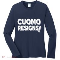 Cuomo Resigns Women's Long Sleeve Shirt thumb 0