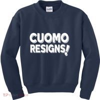 Cuomo Resigns Kids Sweatshirt thumb 0