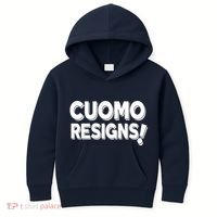 Cuomo Resigns Kids Hoodie thumb 0