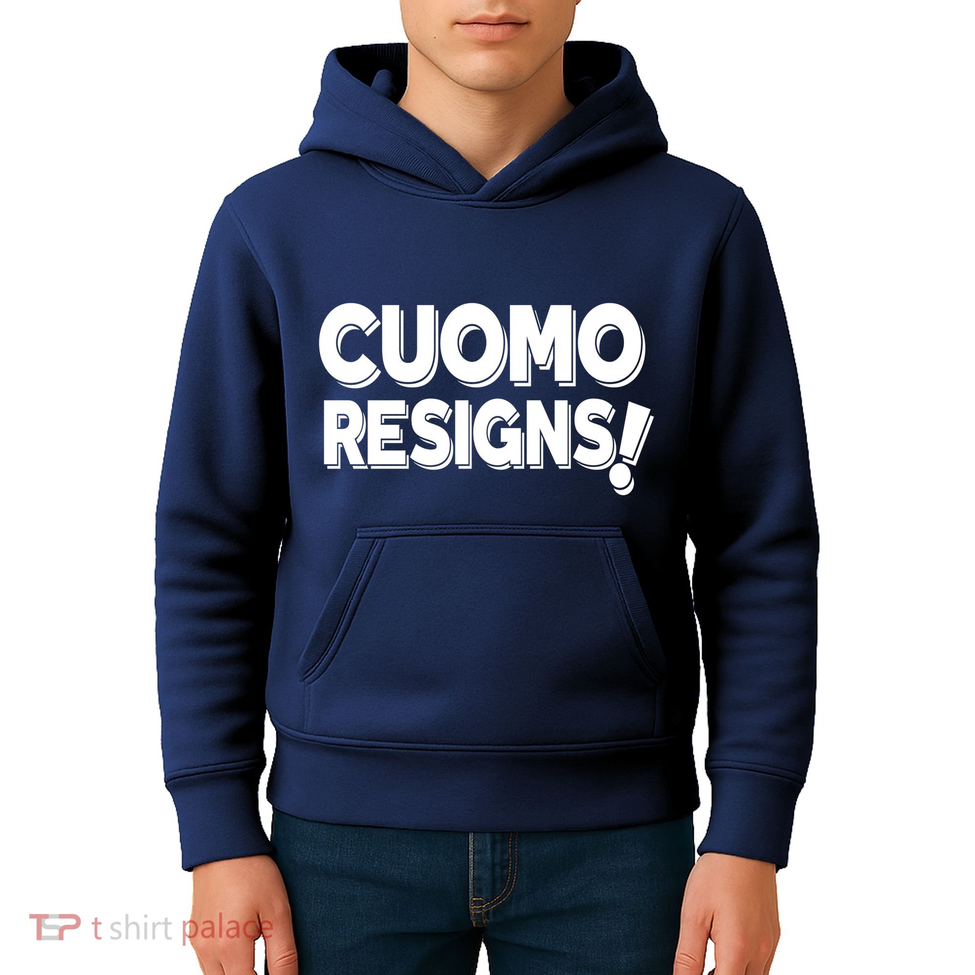 Cuomo Resigns Kids Hoodie