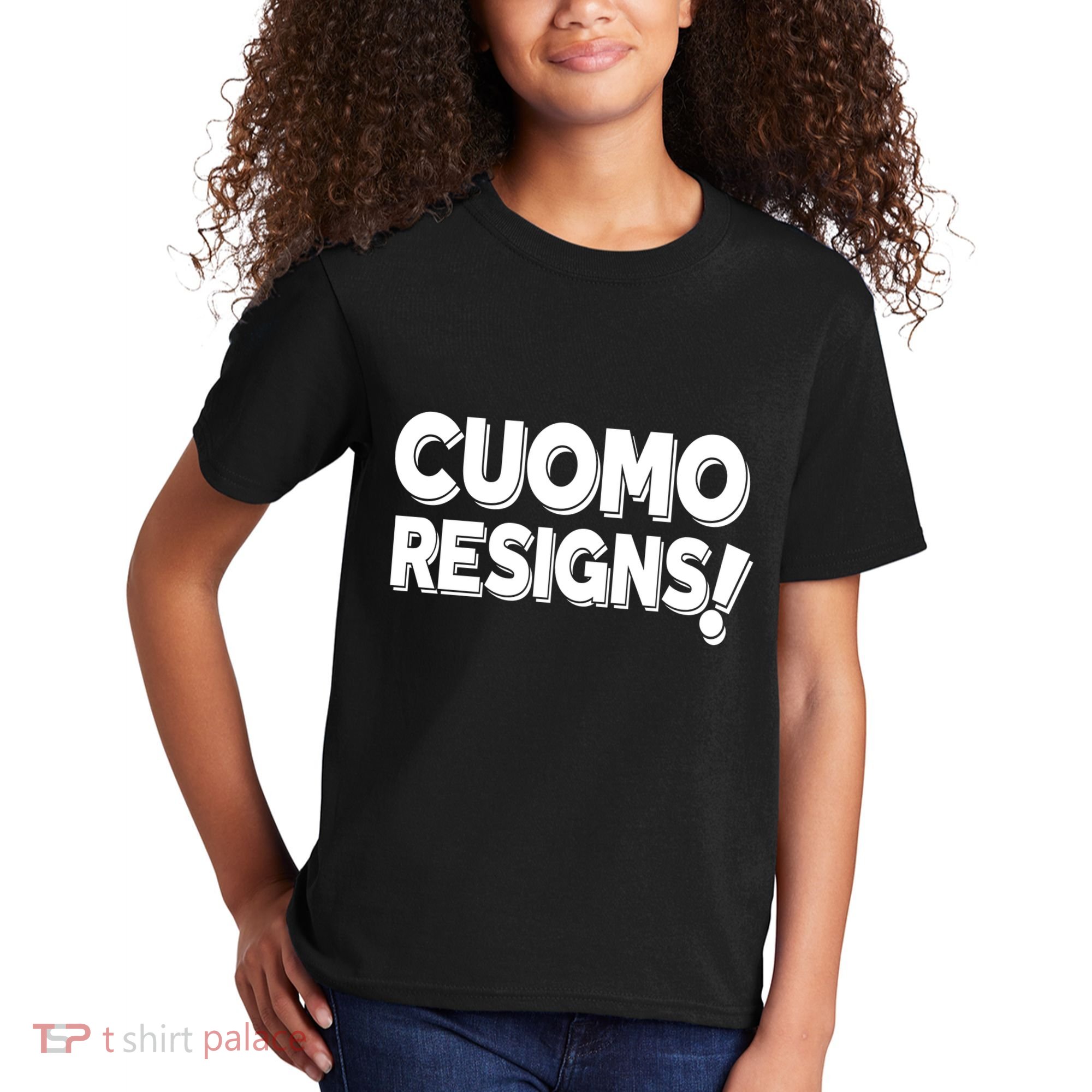 Cuomo Resigns Kids T-Shirt