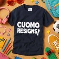 Cuomo Resigns Kids T-Shirt thumb 3