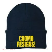 Cuomo Resigns Anti Andrew Cuomo Beanie thumb 0
