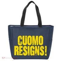 Cuomo Resigns Anti Andrew Cuomo Tote Bag thumb 0
