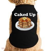 Caked Up Pancake Lover Sweet Breakfast Baking Doggie Tank thumb 0