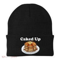 Caked Up Pancake Lover Sweet Breakfast Baking Beanie thumb 0