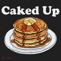 Caked Up Pancake Lover Sweet Breakfast Baking Beanie thumb 2