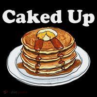 Caked Up Pancake Lover Sweet Breakfast Baking Women's Hoodie thumb 2