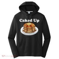 Caked Up Pancake Lover Sweet Breakfast Baking Performance Fleece Hoodie thumb 0