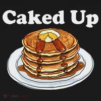 Caked Up Pancake Lover Sweet Breakfast Baking Visor thumb 3