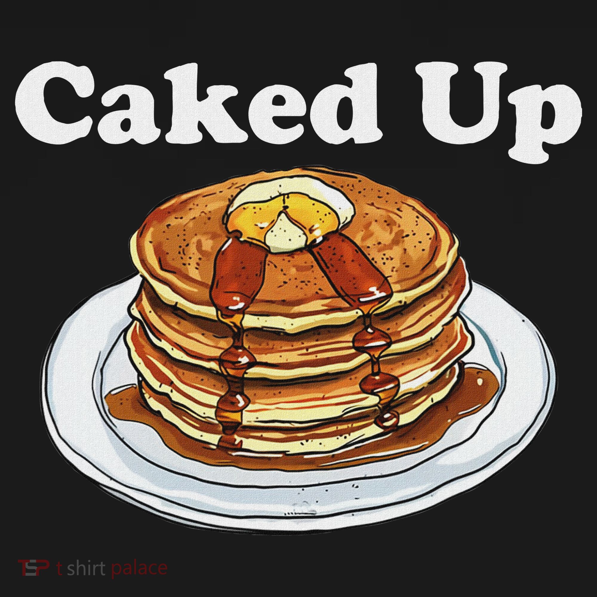 Caked Up Pancake Lover Sweet Breakfast Baking Kids Sweatshirt