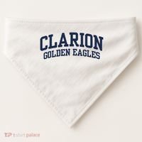 Clarion University Pennsylvania Golden Eagles USA-Made Doggie Bandana thumb 0