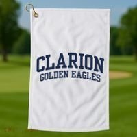Clarion University Pennsylvania Golden Eagles Golf Towel thumb 1