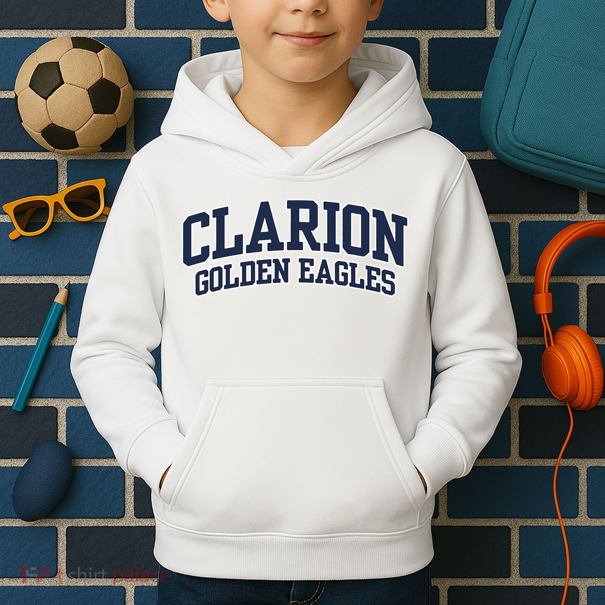 Clarion University Pennsylvania Golden Eagles Kids Hoodie