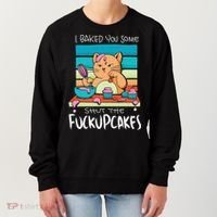 Cupcake Cat Bake You Fuckupcakes Women's Sweatshirt thumb 0