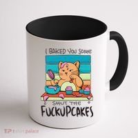 Cupcake Cat Bake You Fuckupcakes Coffee Mug thumb 1