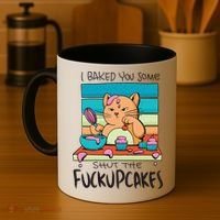 Cupcake Cat Bake You Fuckupcakes Coffee Mug thumb 4