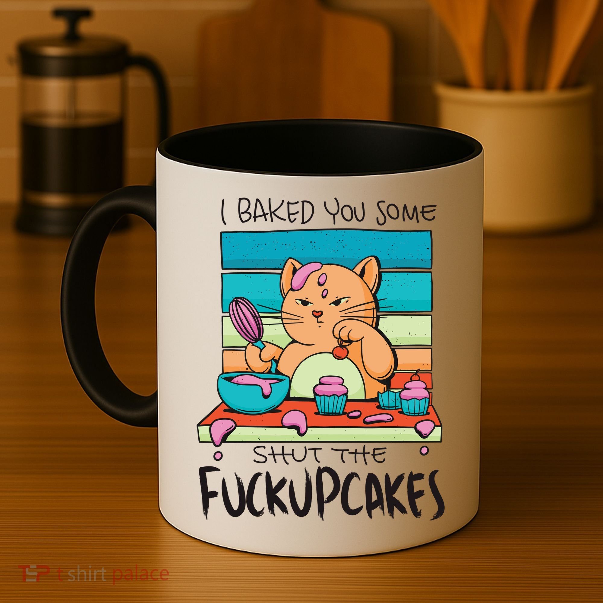 Cupcake Cat Bake You Fuckupcakes Coffee Mug