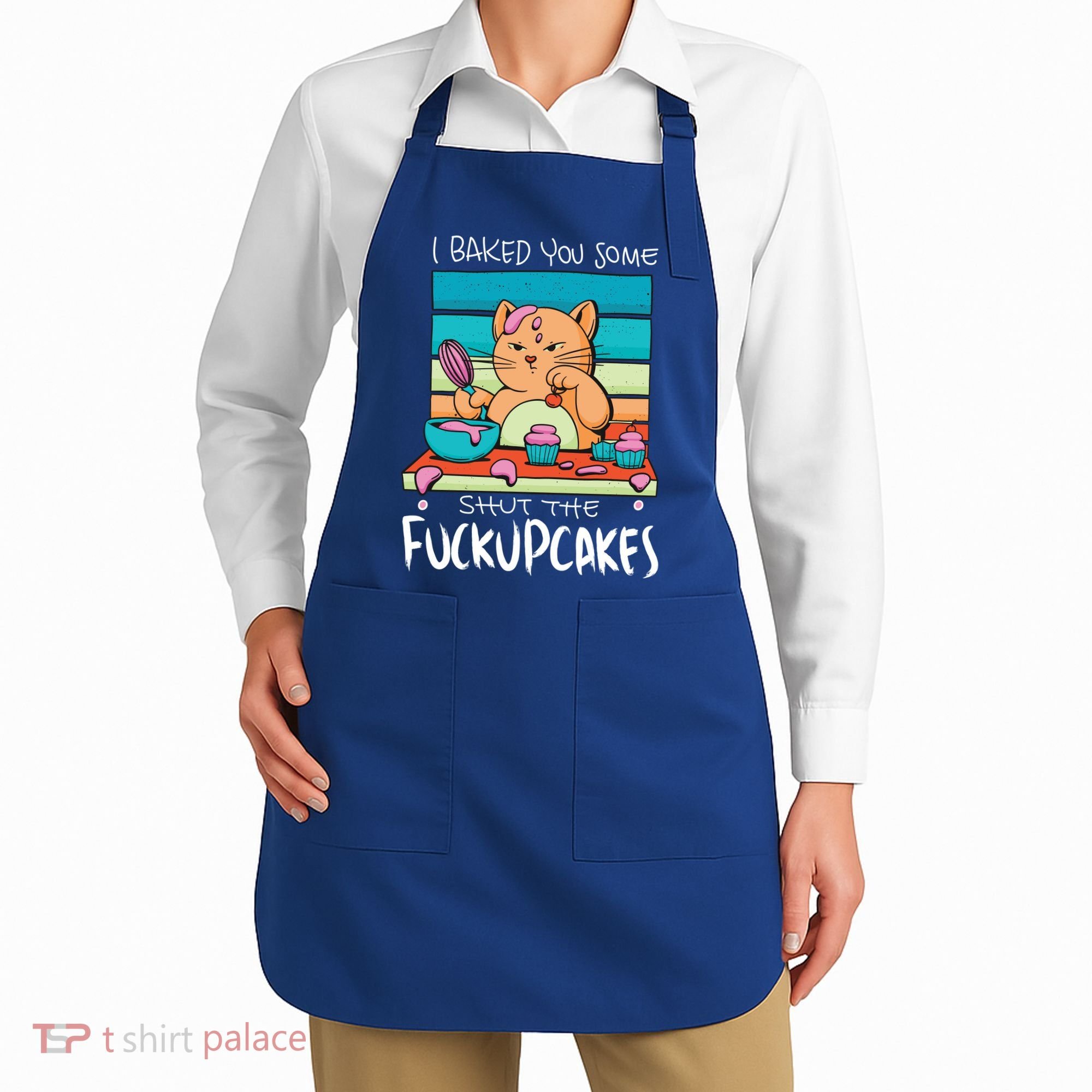 Cupcake Cat Bake You Fuckupcakes Apron
