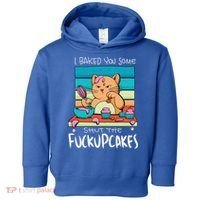 Cupcake Cat Bake You Fuckupcakes Toddler Hoodie thumb 0