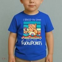 Cupcake Cat Bake You Fuckupcakes Toddler T-Shirt thumb 2