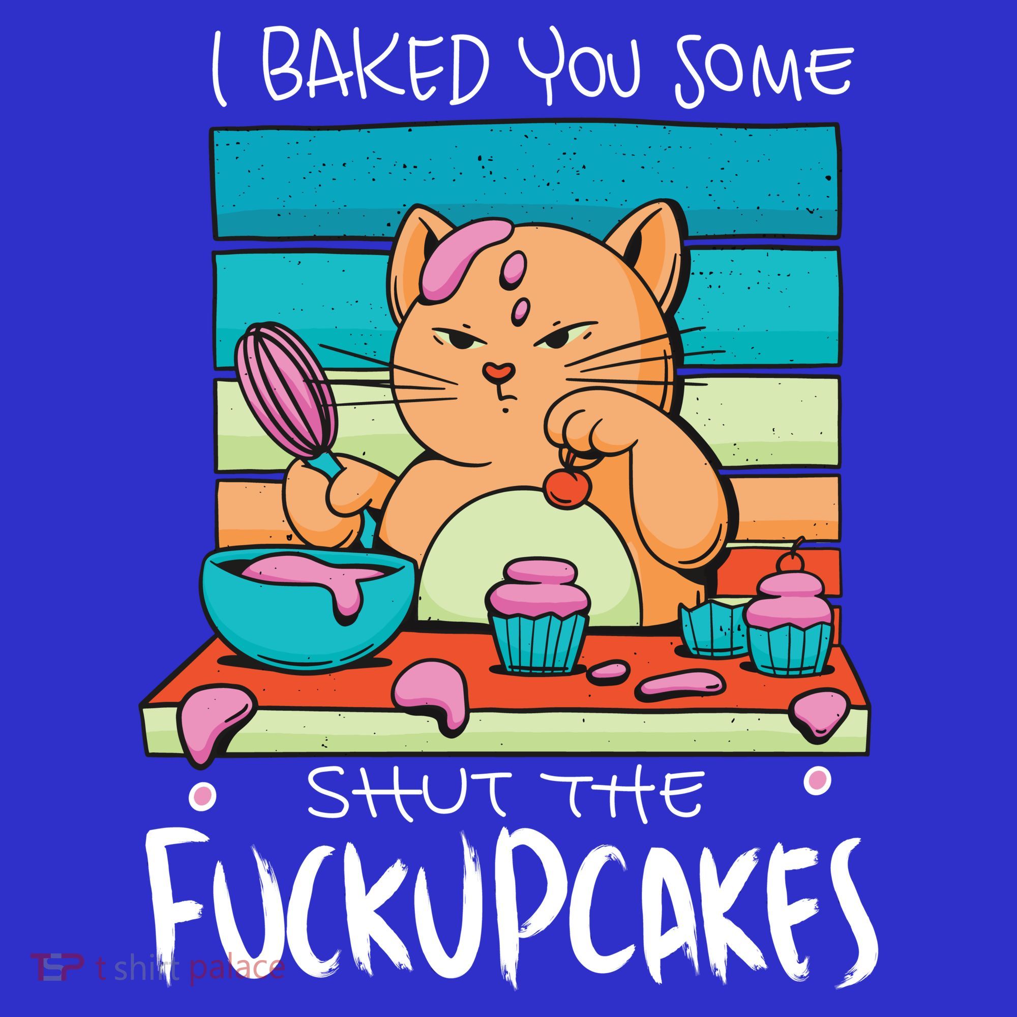 Cupcake Cat Bake You Fuckupcakes Women's Long Sleeve Shirt