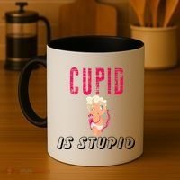 Cupid Is Stupid Coffee Mug thumb 4