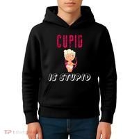 Cupid Is Stupid Kids Hoodie thumb 4