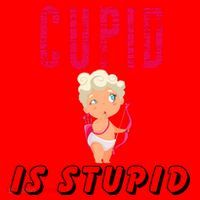 Cupid Is Stupid Santa Hat thumb 1