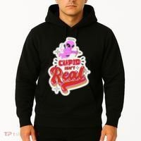 Cupid Isn't Real Funny Valentine's Day Hoodie thumb 2