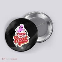 Cupid Isn't Real Funny Valentine's Day Button thumb 0