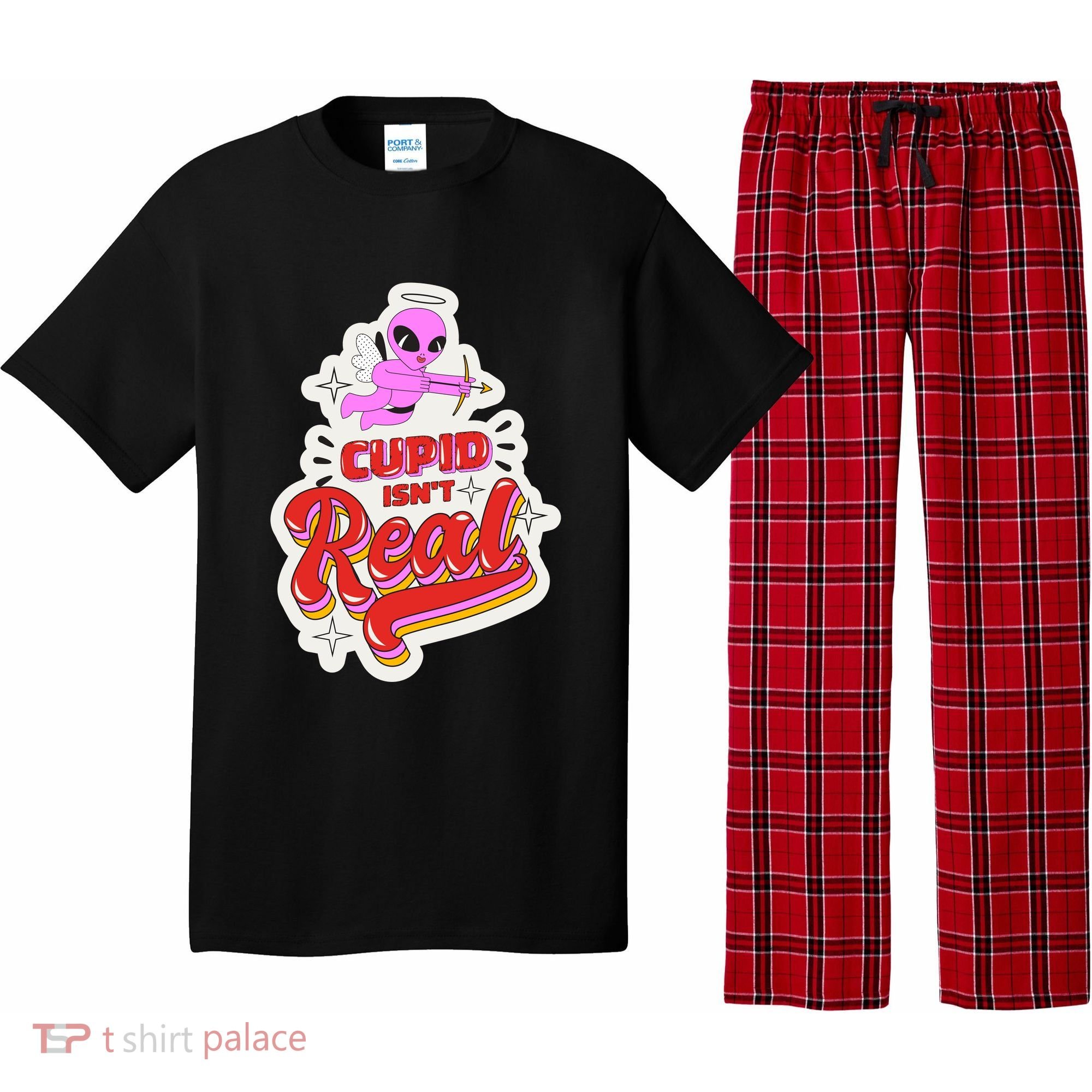 Cupid Isn't Real Funny Valentine's Day Pajama Set