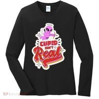 Cupid Isn't Real Funny Valentine's Day Women's Long Sleeve Shirt thumb 0