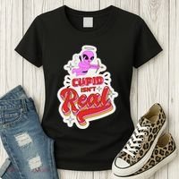 Cupid Isn't Real Funny Valentine's Day Women's T-Shirt thumb 3