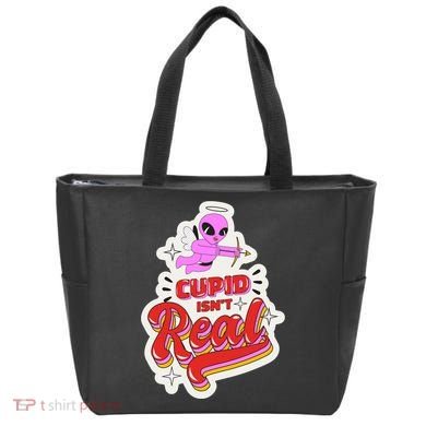 Cupid Isn't Real Funny Valentine's Day Tote Bag