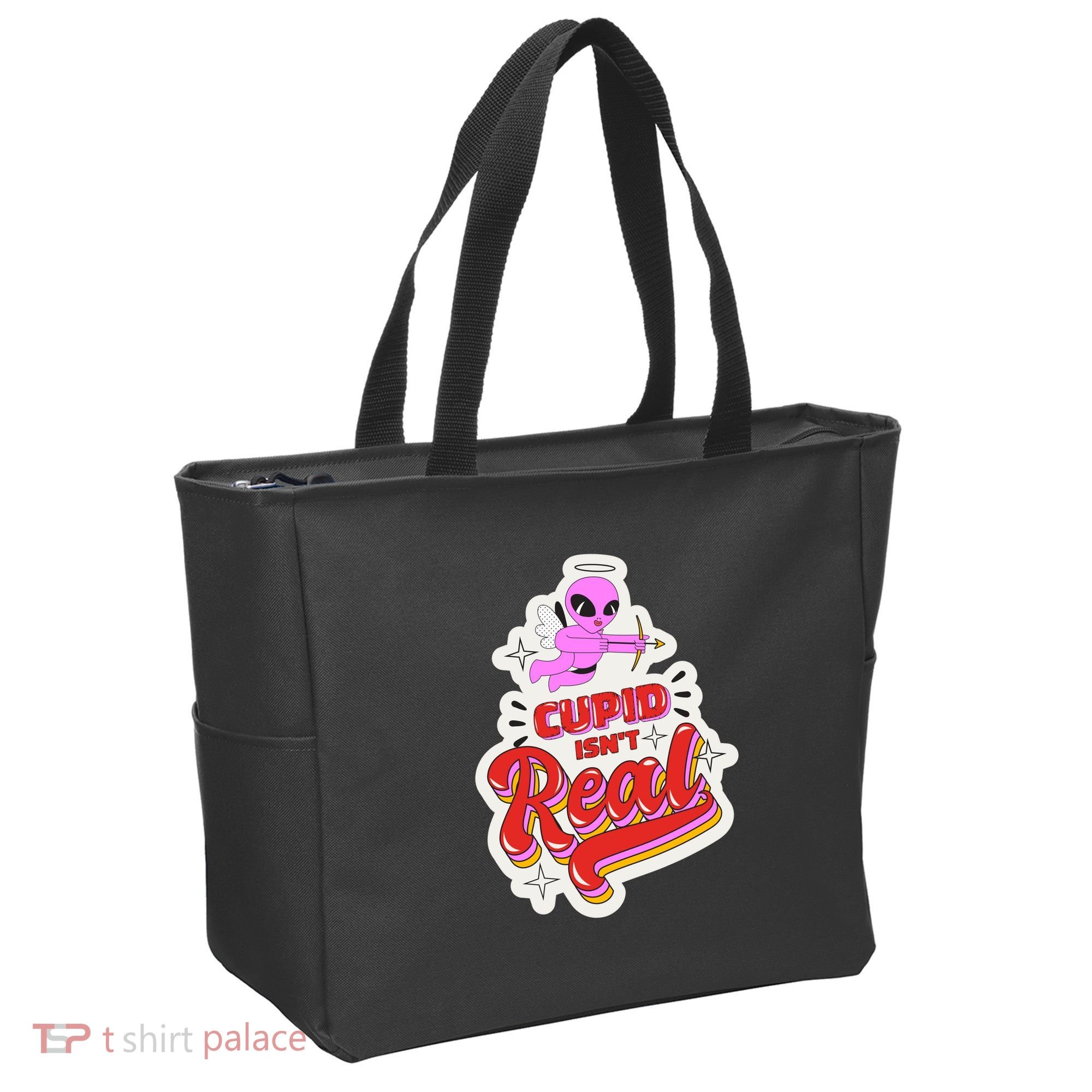 Cupid Isn't Real Funny Valentine's Day Tote Bag