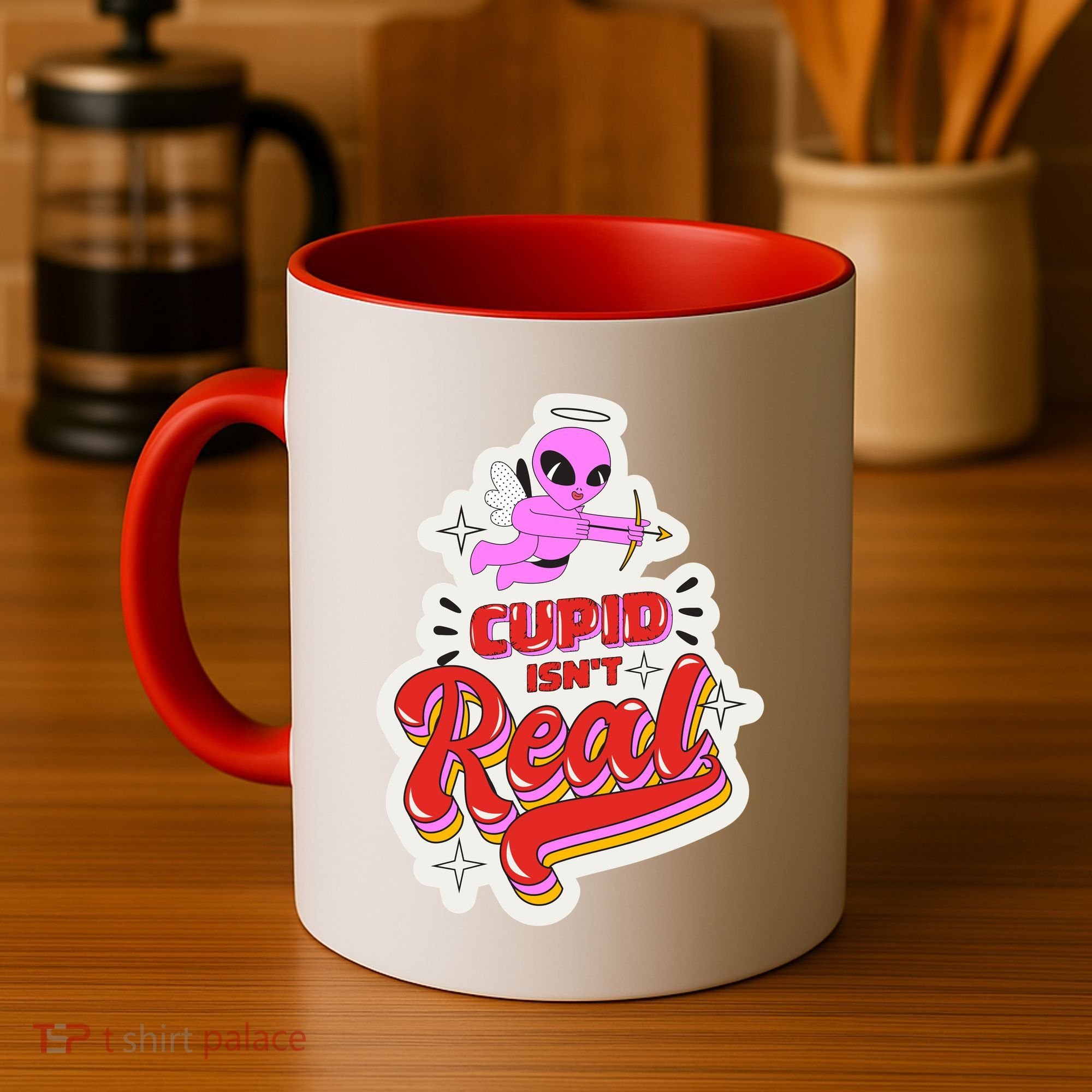 Cupid Isn't Real Funny Valentine's Day Coffee Mug