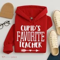 Cupid's Favorite Teacher Hoodie thumb 4